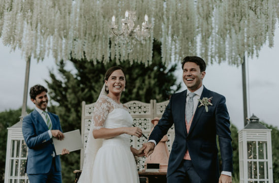 Fotos de boda familiar en Mijas al aire libre